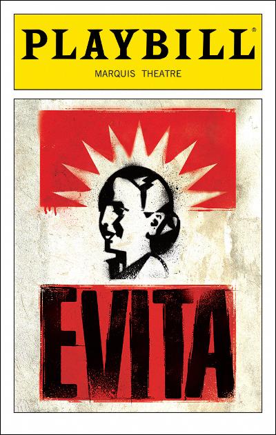 Evita Playbill cover